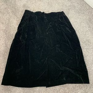 Vintage velvet skirt